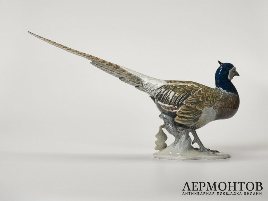 Статуэтка «Фазан». Фарфор, Rosenthal, Германия, 1956 год