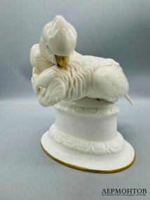 Статуэтка «Влюблённые какаду». Фарфор, Hutschenreuther, Германия, 1925–1939 годы