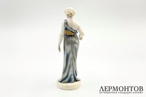 Скульптура Богиня в стиле Ар Деко. Германия, F. Preiss, 1920-е гг. Бронза, кость. 