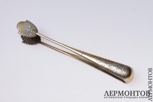 Щипцы для сахара. Серебро 84. Российская империя