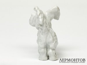 Статуэтка «Скотчтерьер». Фарфор, Schaubach-Kunst, Германия, 1953–1962 годы