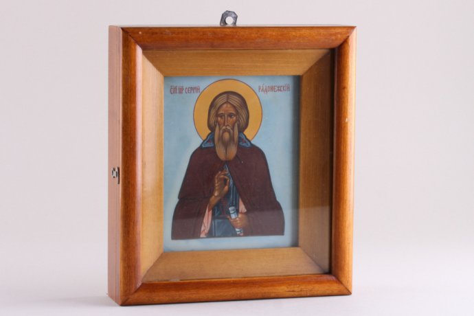Икона Преподобного Сергея Радонежского. 1983 год.
