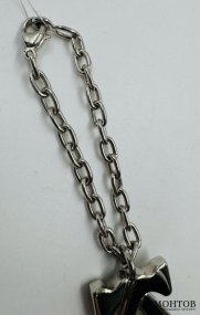 Брелок в виде логотипа Cartier. Серебро 925 пробы, Cartier, Франция
