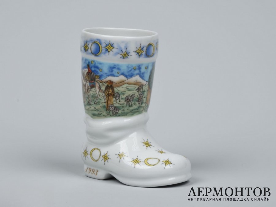 Статуэтка «Сапожок». Фарфор, Eschenbach, Германия, 1992 год