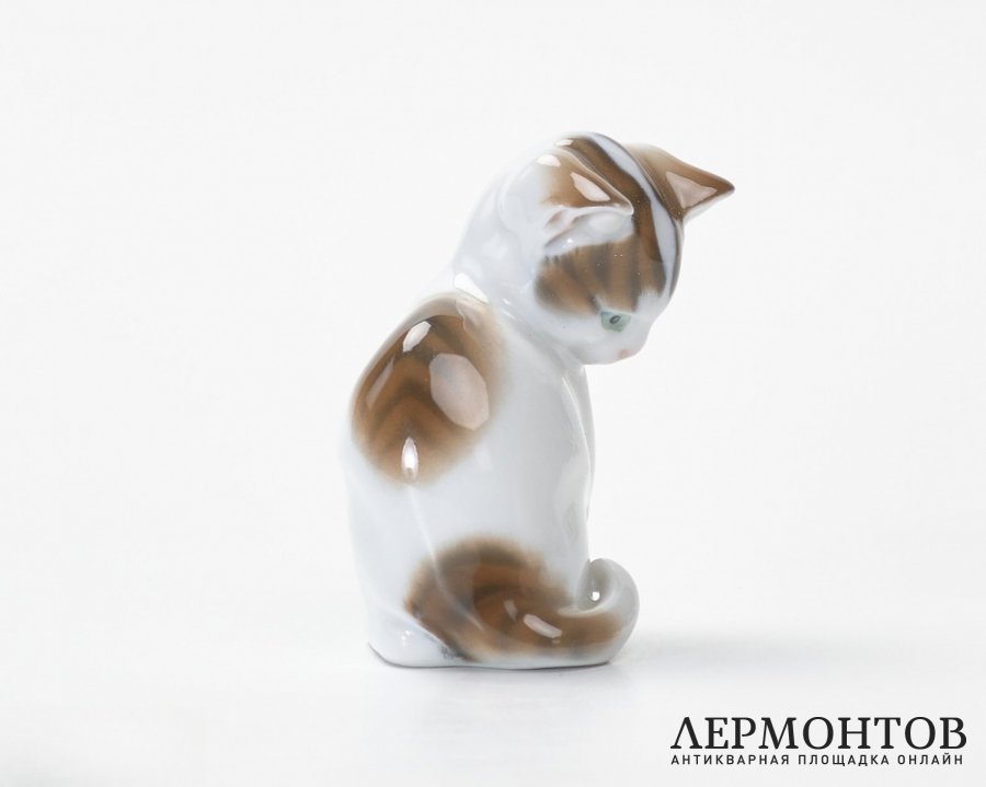 Статуэтка «Играющий котенок». Фарфор, Rosenthal, Германия
