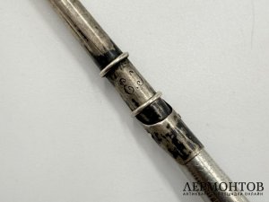 Перьевая ручка Стрела. Россия, 19 век. Серебро 84 пробы.