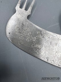 Набор столовых приборов на 6 персон. Сталь, Златоустовская фабрика, 2-я пол. 19 в.