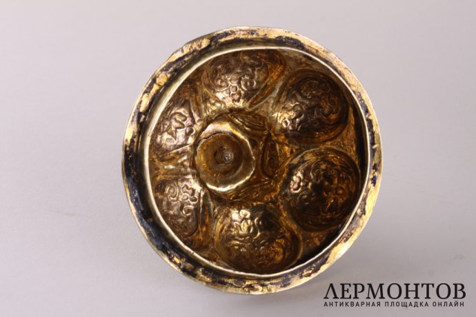Кубок с двуглавым орлом. Серебро, золочение. Россия, Москва, 1751 год.