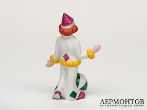 Статуэтка «Клоун с мячом». Фарфор, Hutschenreuther, Германия, 1985 год