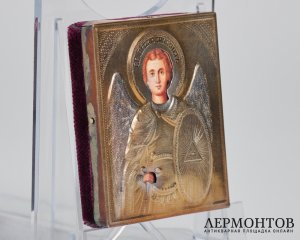 Икона «Архангел Михаил». Серебро с позолотой, современная работа