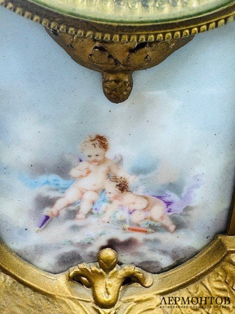 Каминные часы с парными канделябрами. Japy Frères, Франция, 1880–1890 годы