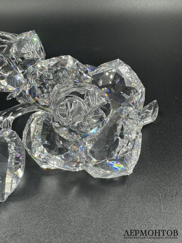 Статуэтка «Роза». Хрусталь, Swarovski