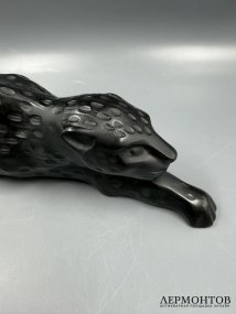 Скульптура «Пантера Zeila», чёрная. Хрусталь, Lalique, Франция