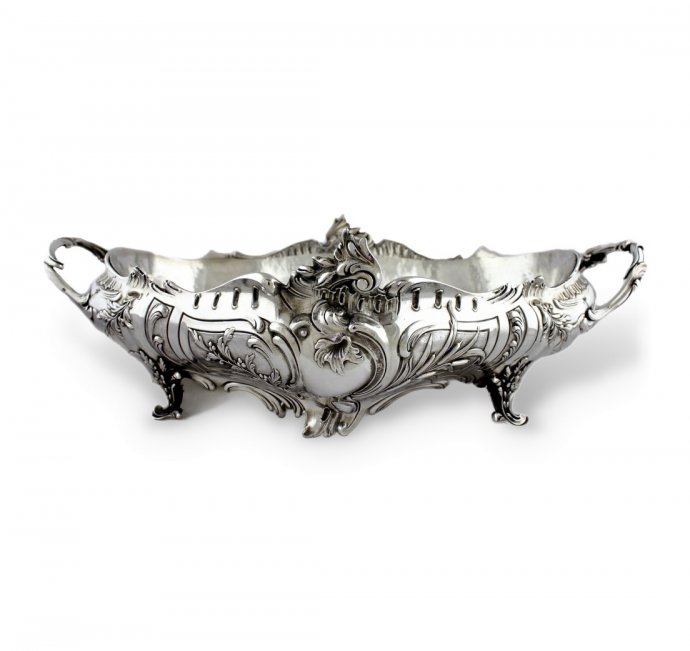 Ваза фруктовница. PAUL CANAUX et CIE. Серебро 950 пробы. Франция, XIX в.