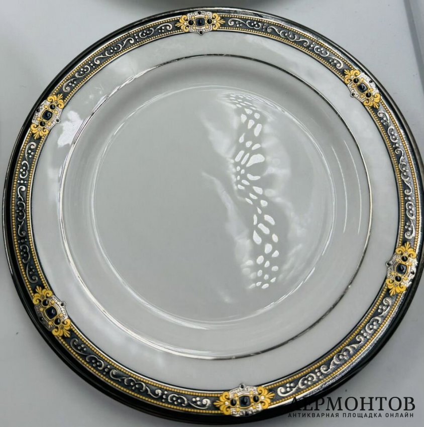 Чайный и столовый сервиз «Vintage Jewel» на 47 предметов. Фарфор, Lenox, США, 20 век