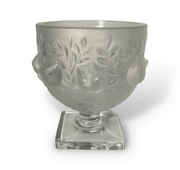 Ваза «Elisabeth» с птичками. Хрусталь, Lalique, Франция