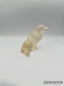 Статуэтка «Золотистый ретривер». Хрусталь, Lalique, Франция