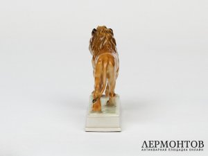 Статуэтка «Лев». Фарфор, Hutschenreuther, Германия, 1970–1985 годы
