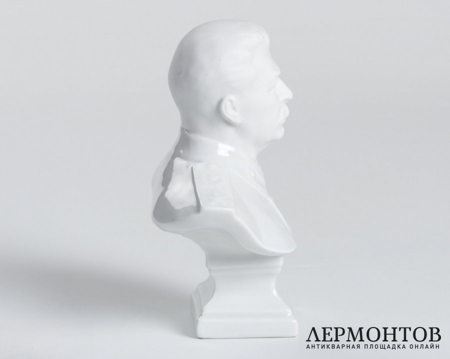 Бюст «Сталин». Фарфор, Herend, Венгрия