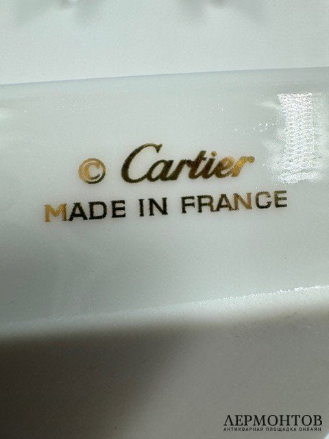 Мелочница. Лиможский фарфор, Cartier, Франция, 2000-е годы