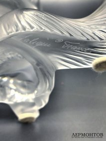 Статуэтка «Ретривер». Хрусталь, Lalique, Франция