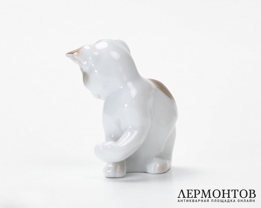 Статуэтка «Играющий котенок». Фарфор, Rosenthal, Германия