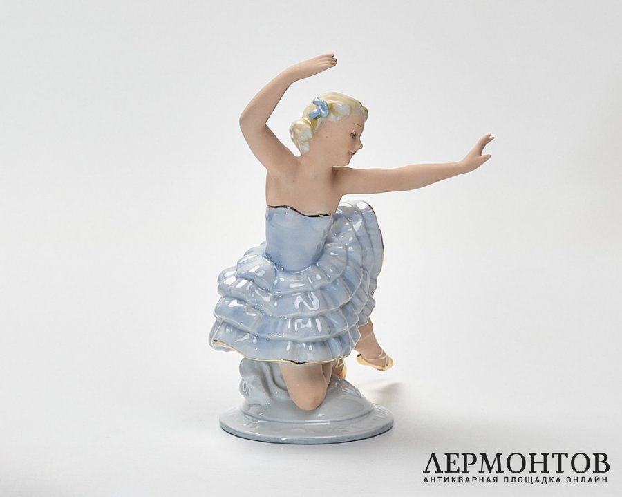 Статуэтка «Балерина». Бисквитный фарфор, Fasold & Stauch, Германия, до 1967 года