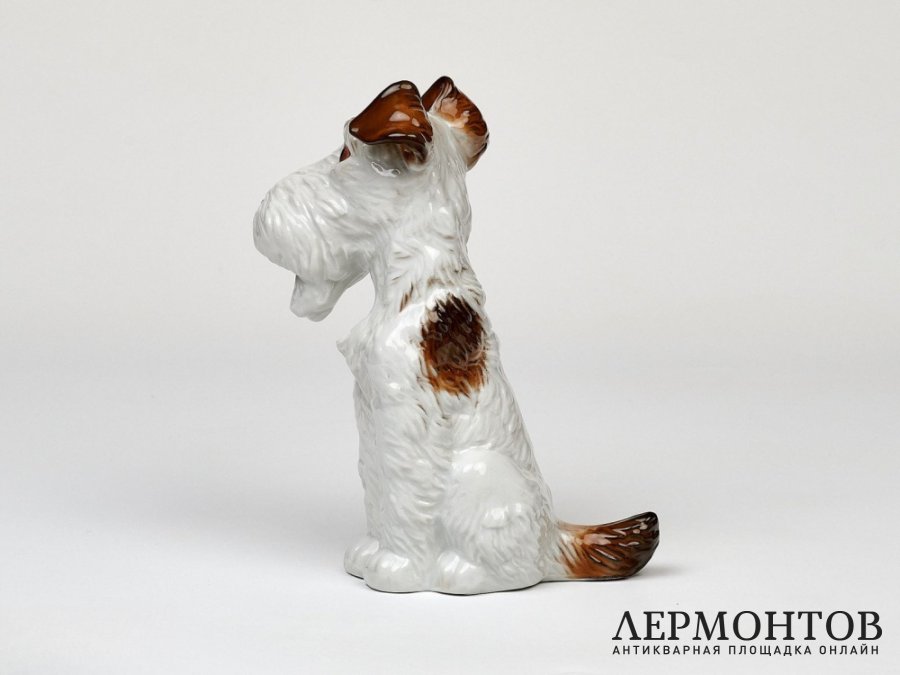 Статуэтка «Скотч терьер». Фарфор, Rosenthal, Германия, 1952 год