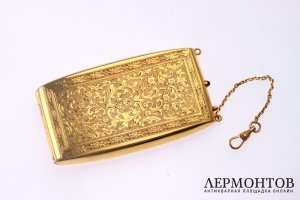 Золотой портсигар. Редкость. Золото 585 пробы.