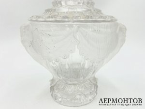Сахарница слоны. Мальцов, рубеж 19-20 вв. Стекло.