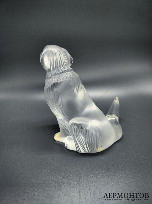 Статуэтка «Ретривер». Хрусталь, Lalique, Франция