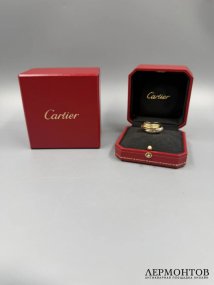 Кольцо «Trinity Constellation» с бриллиантом. Золото 750 пробы трёх цветов, Cartier, Франция