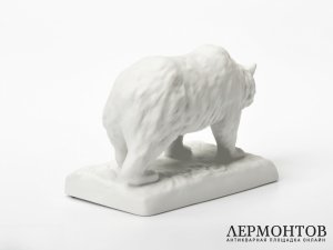 Статуэтка «Медведь». Фарфор, Tettau, Германия, после 1968 года