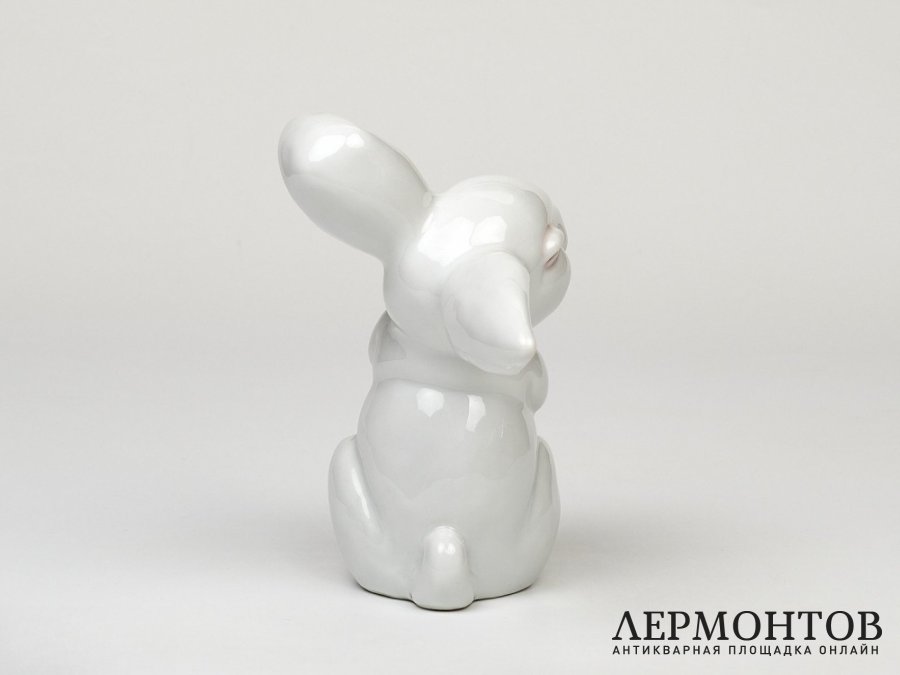 Статуэтка «Заяц». Фарфор, Rosenthal, Германия, 1960 год