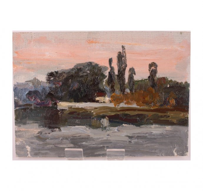 Картина из серии Крымские зарисовки. N3. Чурсин К.Н. Картон, масло. XX в.