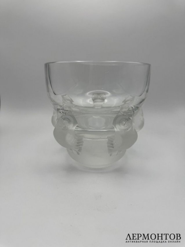 Ваза «Совы». Хрусталь, Lalique, Франция