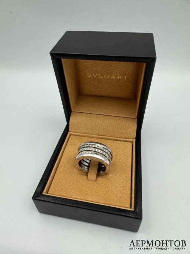 Кольцо «B.zero1» с бриллиантами. Золото 750 пробы, Bvlgari