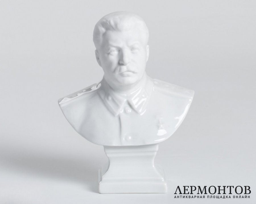 Бюст «Сталин». Фарфор, Herend, Венгрия