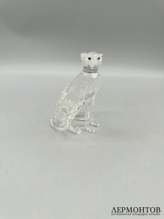 Статуэтка «Гепард». Хрусталь, Swarovski, Австрия, 2000-е годы