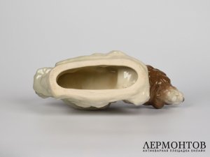 Статуэтка «Лев». Фарфор, Amphora, Чехословакия, начало XX века