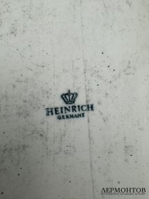 Пласт «Полевые цветы». Фарфор, живопись, Heinrich, Германия, 20 век