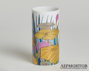 Ваза «Кувшинки». Фарфор, Rosenthal, Германия, 1989 год