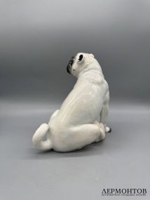 Статуэтка «Мопс со щенком». Фарфор, роспись, Meissen, Германия, начало 20 века
