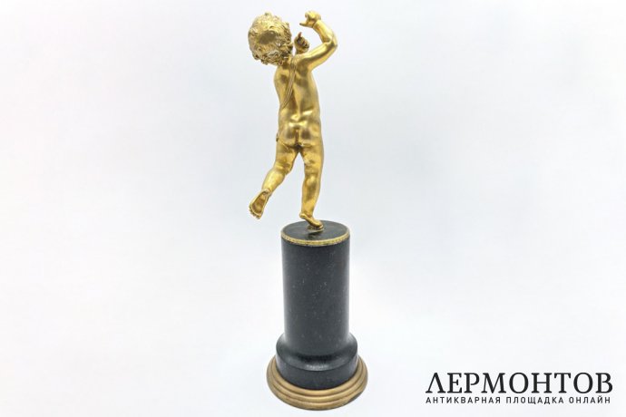 Скульптура Путто. Бронза, литье. Франция, 1-я половина XIX в.