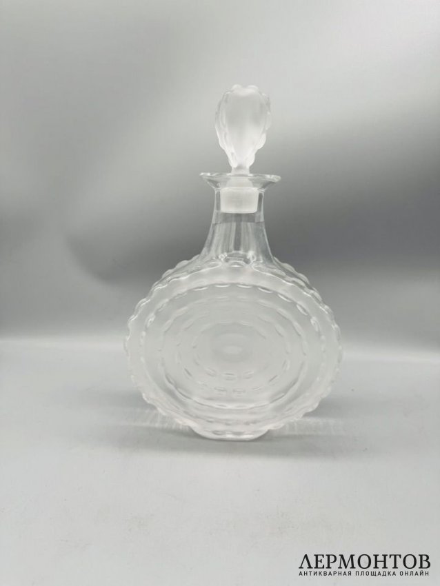 Декантер для вина. Хрусталь, Lalique, Франция, 20 век