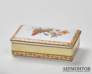 Шкатулка «Бабочки». Фарфор, Tirschenreuth, Германия