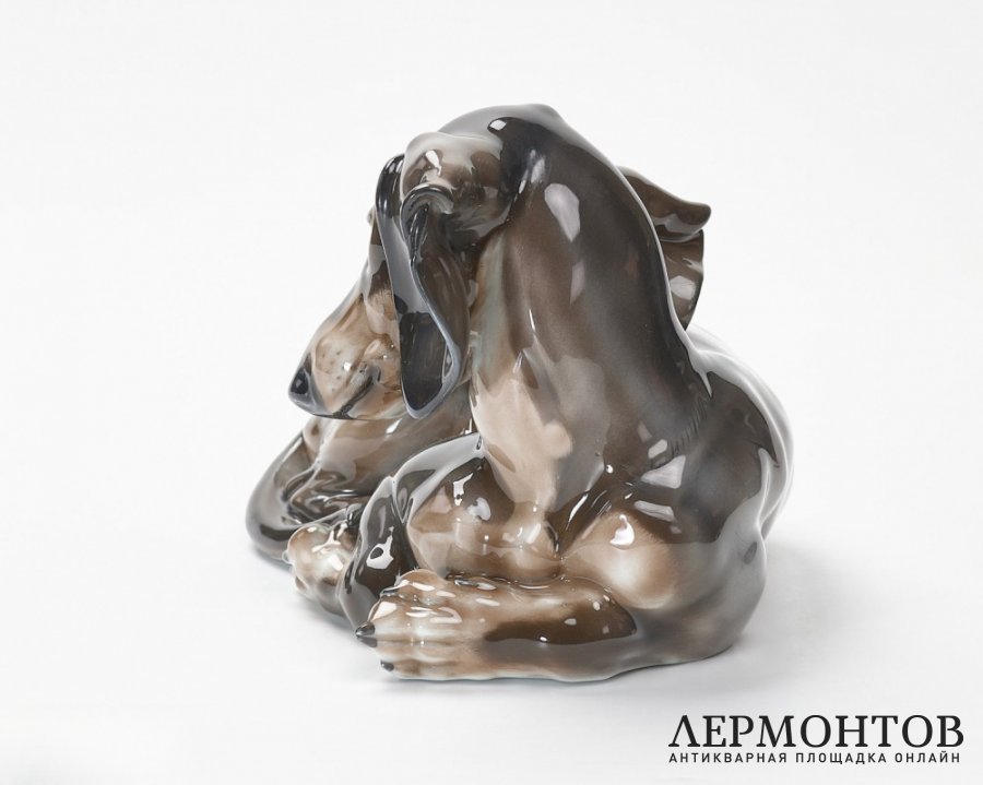 Статуэтка «Такса». Фарфор, Rosenthal, Германия