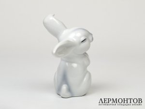Статуэтка «Заяц». Фарфор, Rosenthal, Германия, 1960 год