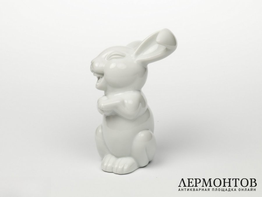 Статуэтка «Смеющийся заяц». Фарфор, Rosenthal, Германия, XX век