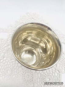 Стакан с черневым декором. Серебро 84 пробы, П. Лоскутов, Россия, 1853 год